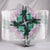 Bright Colored Lotus Dragonfly Hooded Blanket
