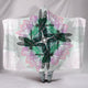 Bright Colored Lotus Dragonfly Hooded Blanket