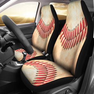 Baseball Match Stitches Car Seat Covers