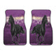 Horse Pink Night Car Floor Mats (Set of 2)