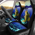 Big Fish Boat Hook Fishing - Set of 2 Universal Front Car Seat Covers Protection