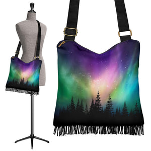 Northern Lights BOHO Bag Art Bohemian Design Bag Travel Bag