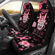 Breast Cancer Awareness Fighting Girl - Car Seat Covers - Set of 2