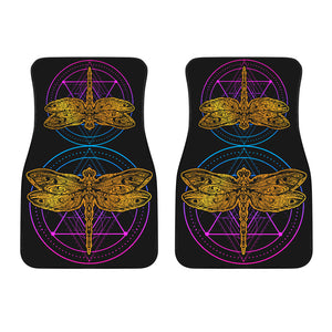 Dragonfly Front Car Mats, Dragonflies Car Floor Mats (Set Of 2) - Freedom Look