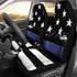 Thin Blue Car Seat Covers