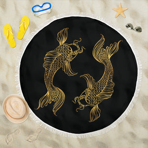 Fishes Pisces Zodiac Beach Blanket - Freedom Look
