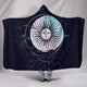 Boho Sun and Moon Hooded Blanket