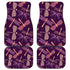 Dragonfly Violet Front And Back Car Mats (Set Of 4)