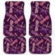 Dragonfly Violet Front And Back Car Mats (Set Of 4) - Freedom Look