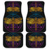 Dragonfly Front And Back Car Mats, Dragonflies Car Floor Mats (Set Of 4)