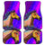Watercolor Purple Horse - Universal Front and Back Car Mats Gift (Set of 2 or 4)