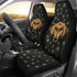 Dachshund Dog Face Black Car Seat Covers