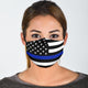 Thin Blue Line Face Mask with Filters