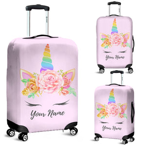 Unicorn Luggage Covers With Custom Name