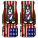 Boston Terrier Dog - Universal Front and Back Car Mats Gift (Set of 2 or 4)