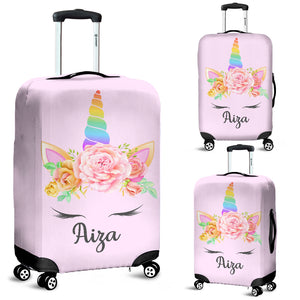 Aiza - Personalized Unicorn Luggage Cover