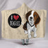 Love Beagle Cozy Warm Hooded Sherpa And Microfiber Blanket With Hood