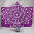 Mauve Mandala Custom Hooded Blanket