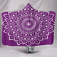 Mauve Mandala Custom Hooded Blanket