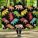 Bear Powwow Hooded Blanket