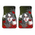 Sugar Skull Red Butterfly - Universal Front Car Mats Gift (Set of 2)