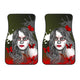 Sugar Skull Red Butterfly - Universal Front Car Mats Gift (Set of 2)