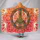 Peace Mandala Hooded Blanket