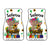 Autism Awareness Personalized Elephant - Front and Back Car Mats Gift (Set of 2 or 4)
