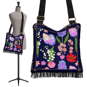 BOHO Wildflowers Flower Art Bohemian Floral Design Bag Travel Bag