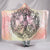 Peach Hippie Style Hooded Blanket