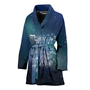 Scorpio Women's Horoscope Bath Robe Sleepwear Wrapper Birthday Christmas Gift