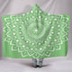 Green Mandala Hooded Blanket