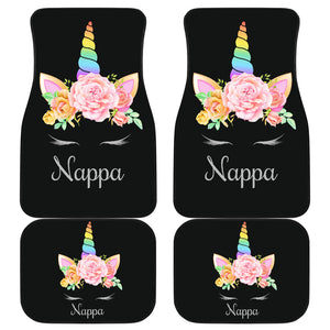 Nappa - Unicorn Front And Back Car Mats (Set Of 4)