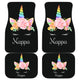 Nappa - Unicorn Front And Back Car Mats (Set Of 4)
