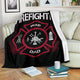 Firefighter & Proud Dad Father's Day Premium Blanket