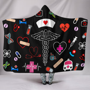 Nurse Hooded Blanket Graduation Promotion Appreciation Gift