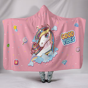 I'm a Unicorn Cozy Warm Hooded Blanket