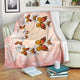 Pink Butterflies Premium Blanket V3