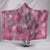 Pink & Gray Hooded Blanket