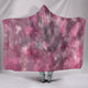 Pink & Gray Hooded Blanket