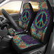 Purple Peace Mandala Car Seat Covers