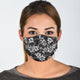 Floral Pattern Face Mask with Filters