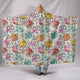 Pastel Sugar Skull III Hooded Blanket