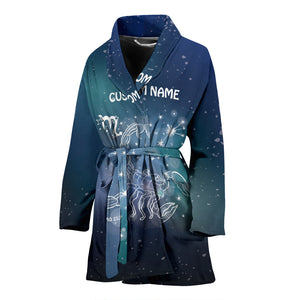 Scorpio Women's Personalized Bath Robe Sleepwear Wrapper Birthday Christmas Gift