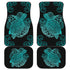 Turtle Front And Back Car Mats - Teal