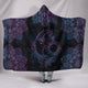 Purple Sun and Moon - Cozy Warm Hooded Blanket