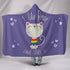 Funny Cat - Cozy Warm Hooded Sherpa And Microfiber Blanket With Hood