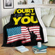 US Independence Day "May The 4th Of July Be With You" American Holiday Blanket