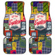 Camping Hiking Mountains Red Universal Front and Back Car Mats Gift (Set Of 4)