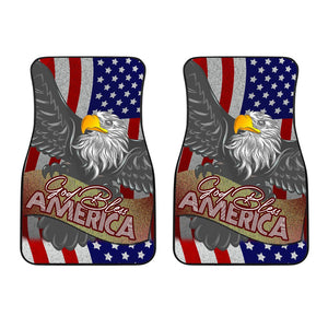 USA Eagle Bird - Universal Front and Back Car Mats Gift (Set of 2 or 4)